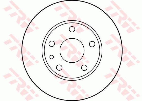 TRW Brake Rotor Single 240.5mm Rear DF2763S