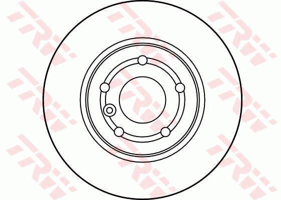 TRW Brake Rotor Single 297mm Front DF2766S