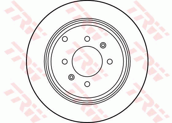 TRW Brake Rotor Single 290.5mm Rear DF2781S