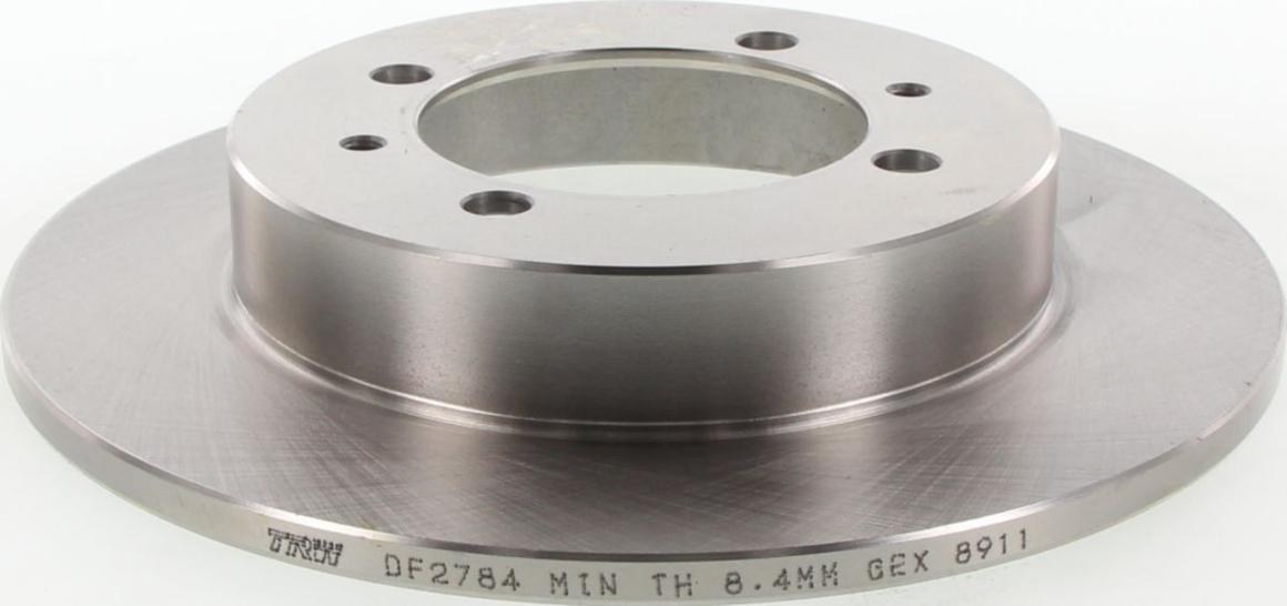 TRW Brake Rotor 260mm Rear DF2784S
