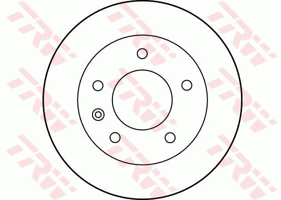 TRW Brake Rotor 276mm Front DF2790S