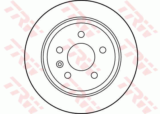 TRW Brake Rotor Single 280mm Rear DF2794S