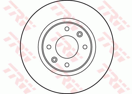 TRW Brake Rotor Single 283mm Front DF2796S