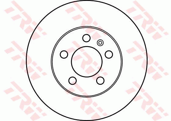 TRW Brake Rotor 256mm Front DF2803S