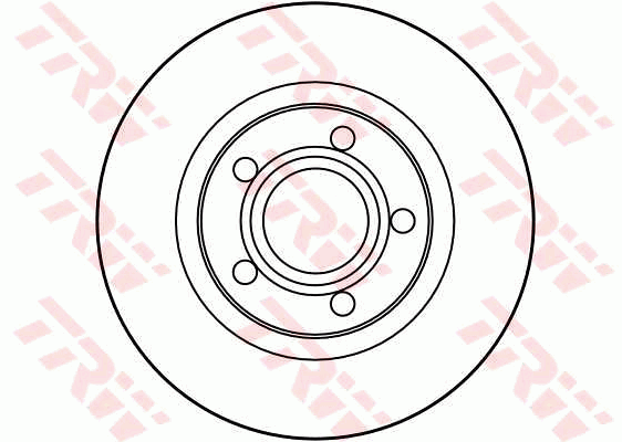 TRW Brake Rotor Single 280mm Front DF2806S