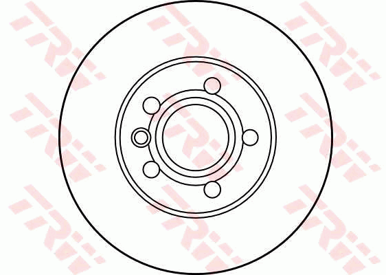 TRW Brake Rotor Single 280mm Front DF2809S