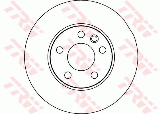 TRW Brake Rotor Single 282mm Front DF2810S