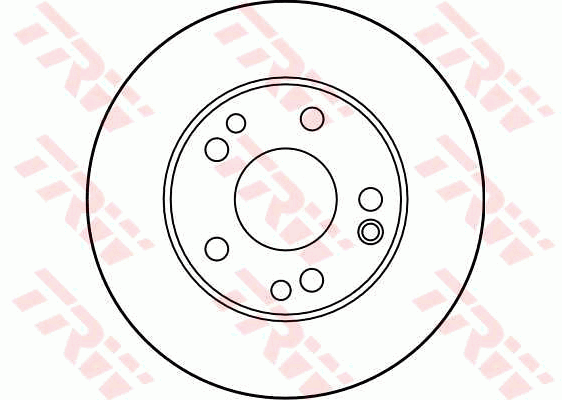 TRW Brake Rotor Single 262mm Front DF2814S