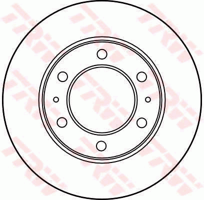 TRW Brake Rotor Single 302mm Front DF3035S