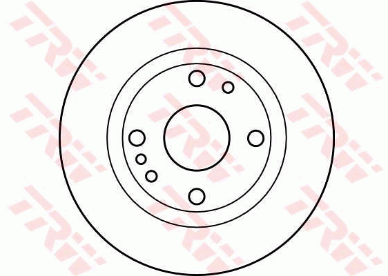 TRW Brake Rotor Single 231mm Rear DF3088S