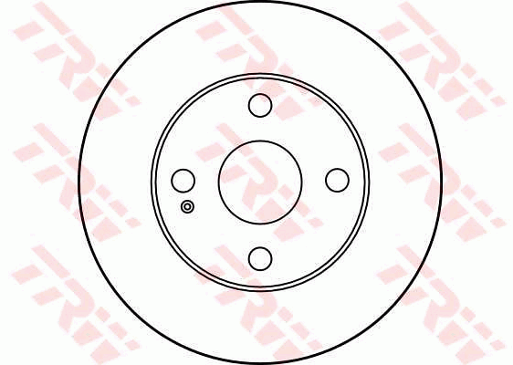 TRW Brake Rotor 235mm Front DF3089S