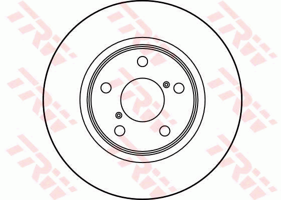 TRW Brake Rotor 260mm Front DF3091S