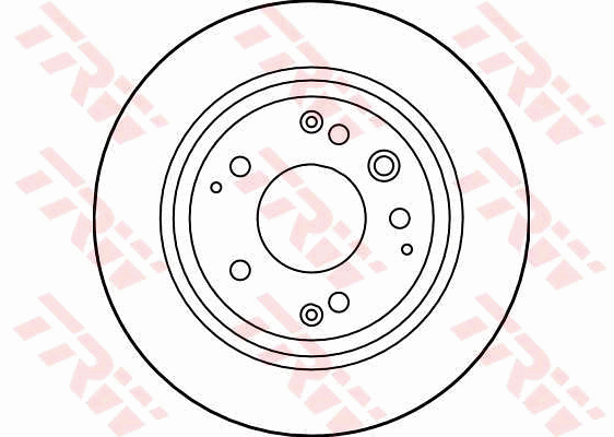 TRW Brake Rotor Single 282mm Rear DF4005S