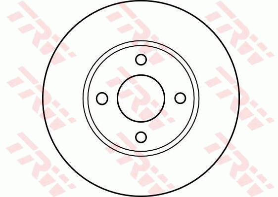 TRW Brake Rotor 247mm Front DF4018S