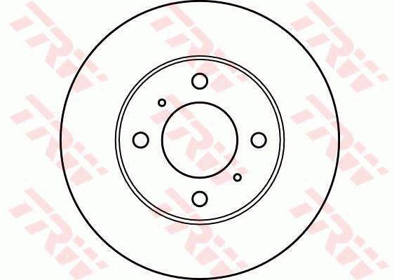 TRW Brake Rotor 236mm Front DF4022S