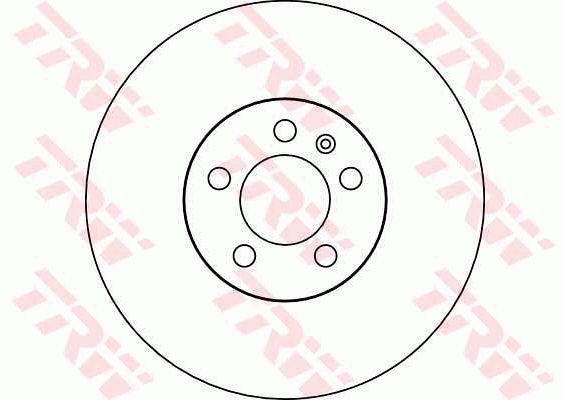 TRW Brake Rotor Single 288mm Front DF4027S