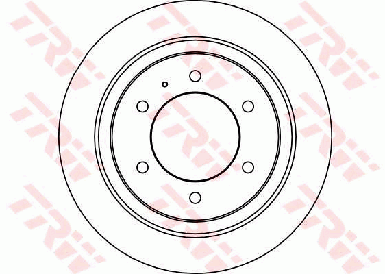 TRW Brake Rotor Single 313mm Rear DF4030S
