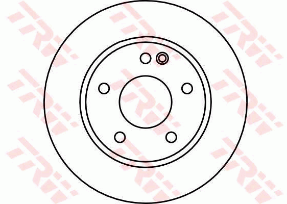 TRW Brake Rotor Single 260mm Front DF4035S