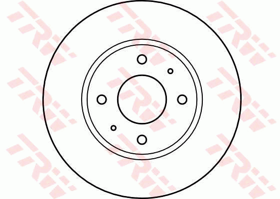 TRW Brake Rotor Single 281mm Front DF4054S