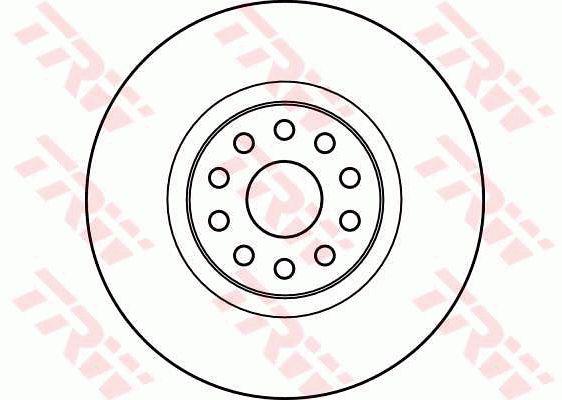 TRW Brake Rotor 310mm Front DF4059S