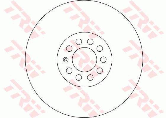 TRW Brake Rotor 312mm Front DF4064S