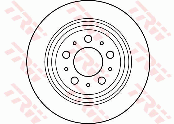 TRW Brake Rotor Single 288mm Rear DF4066S