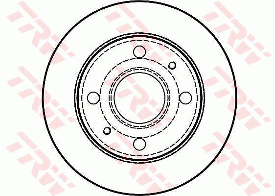TRW Brake Rotor 211mm Front DF4070S