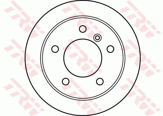 TRW Brake Rotor 258mm Rear DF4087S