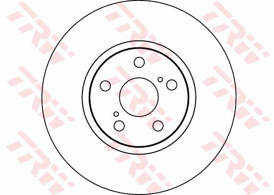 TRW Brake Rotor Single 275mm Front DF4100S