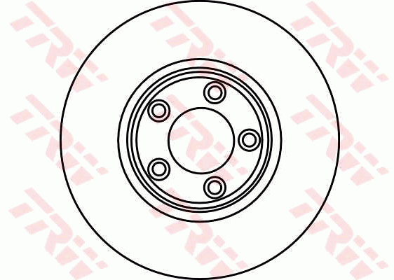 TRW Brake Rotor Single 288mm Rear DF4106S