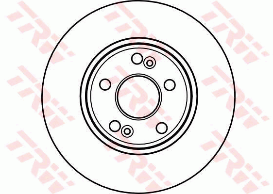 TRW Brake Rotor Single 280mm Front DF4109S