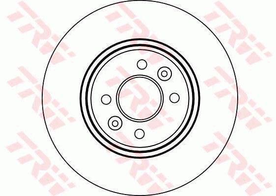 TRW Brake Rotor 280mm Front DF4110S