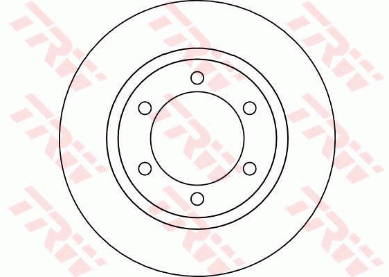 TRW Brake Rotor 319mm Front DF4115S