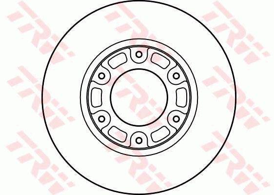 TRW Brake Rotor 285mm Front DF4116S