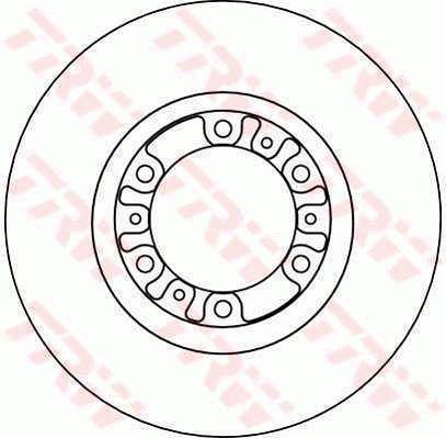 TRW Brake Rotor 276mm Front DF4118S