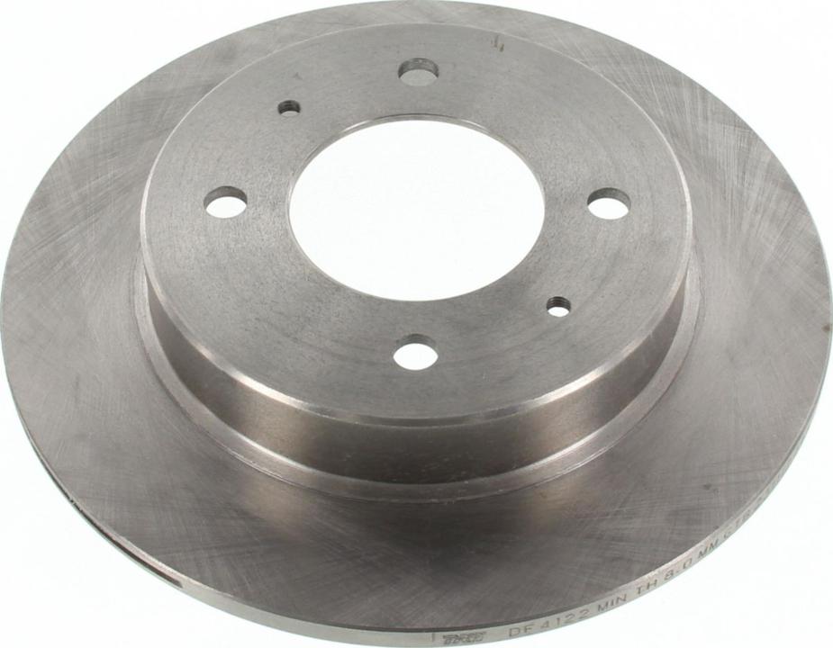 TRW Brake Rotor 258mm Rear DF4122S