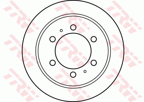 TRW Brake Rotor Single 299mm Rear DF4133S