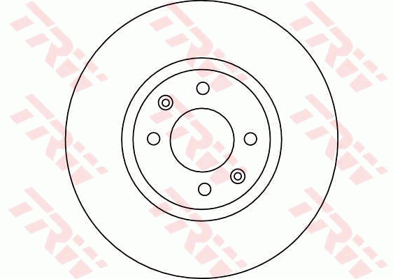 TRW Brake Rotor Single 288mm Front DF4141S