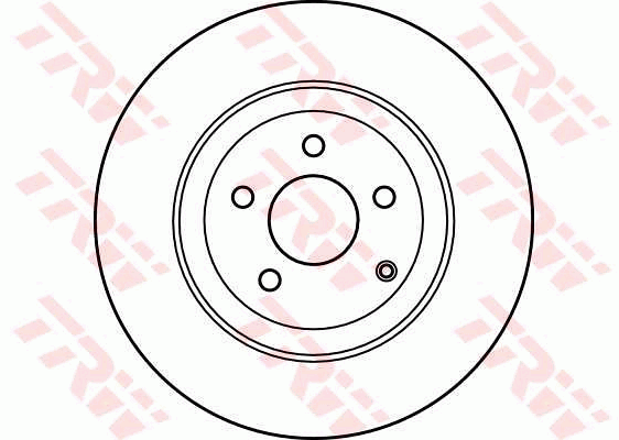 TRW Brake Rotor 330mm Front DF4148S