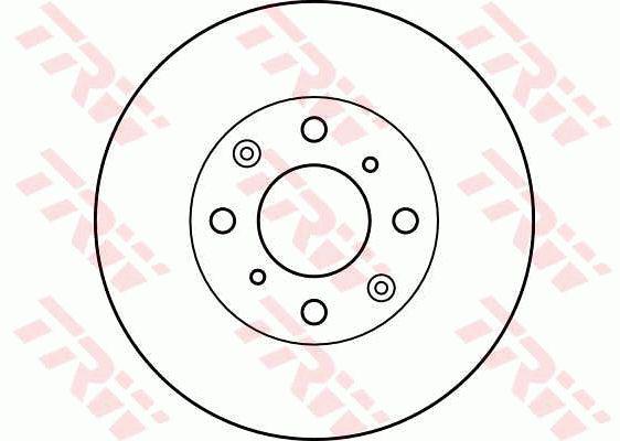 TRW Brake Rotor 240mm Front DF4152S