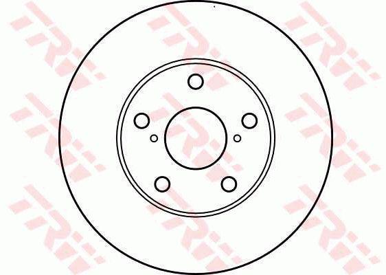 TRW Brake Rotor 275mm Front DF4161S