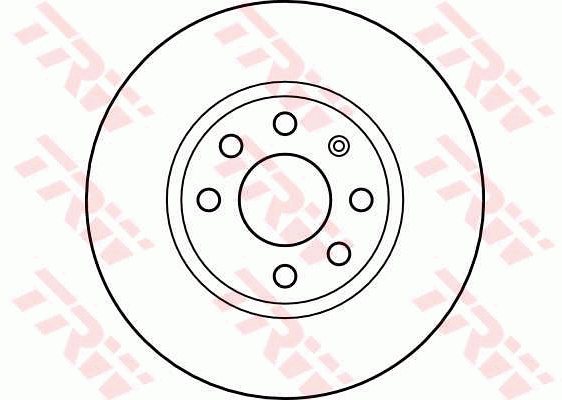 TRW Brake Rotor 260mm Front DF4165S