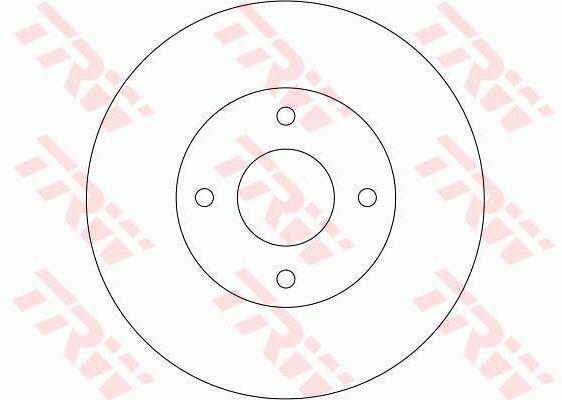 TRW Brake Rotor 280mm Front DF4169S