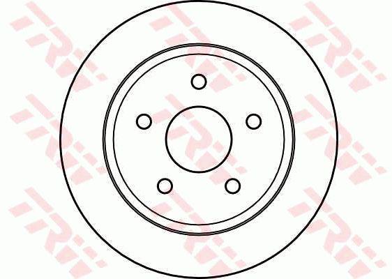 TRW Brake Rotor 305mm Rear DF4178S
