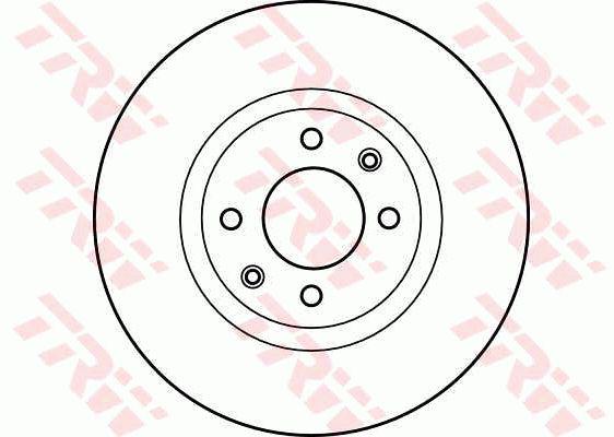 TRW Brake Rotor 266mm Front DF4184S