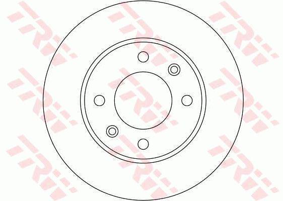 TRW Brake Rotor 247mm Rear DF4185S
