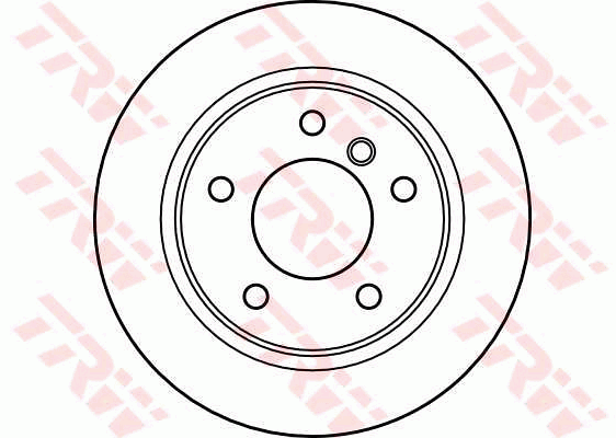 TRW Brake Rotor Single 272mm Rear DF4188S