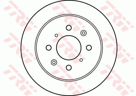 TRW Brake Rotor 239mm Rear DF4191S