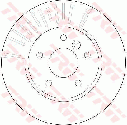 TRW Brake Rotor 297mm Front DF4194S