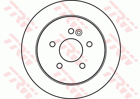 TRW Brake Rotor Single 285mm Rear DF4195S
